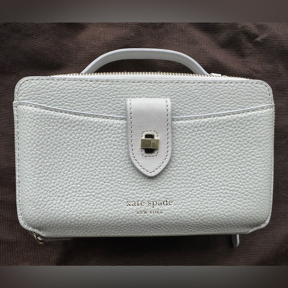 Like new! Kate Spade double zip crossbody bag